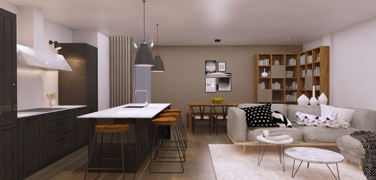 diseño interior vivienda particular - IGLOBAL3D.es – Infografia 3d y ...